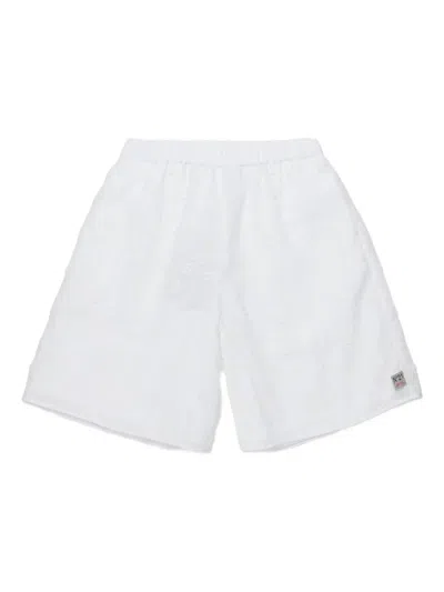 N°21 Kids' Floral-pattern Shorts In White
