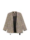 N°21 Floral-print Flap-pocket Blazer In Multi