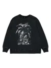 N°21 Graphic-print T-shirt In Black