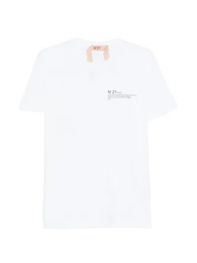 N°21 Graphic T-shirt In White