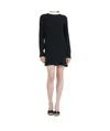 N°21 High-neck Dress In Black