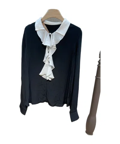 N°21 High-neck Top In Black