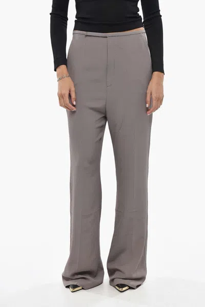 N°21 High-waisted Palazzo Pants In Gray