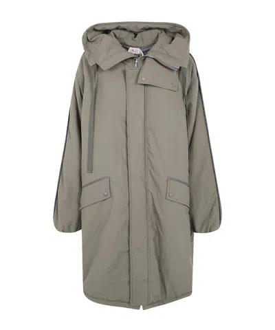 N°21 Hooded Parka In Gray
