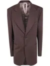 N°21 Jacket Oversized Fabric Oversized Jacket In Brown