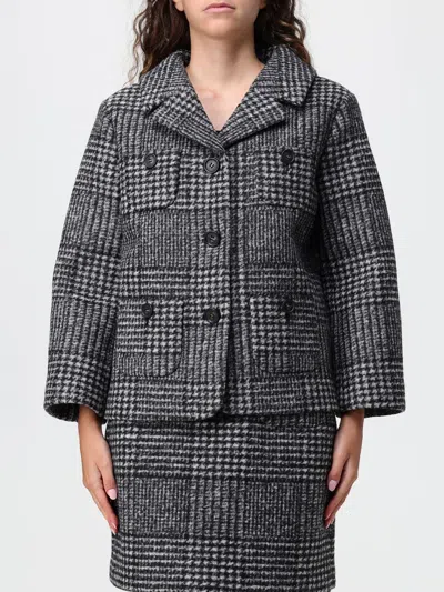 N°21 JACKET WOMAN COLOR BLACK,I79811002