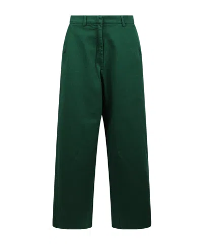 N°21 Jeans A Gamba Larga In Green
