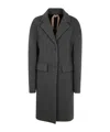 N°21 Jersey Coat In Black