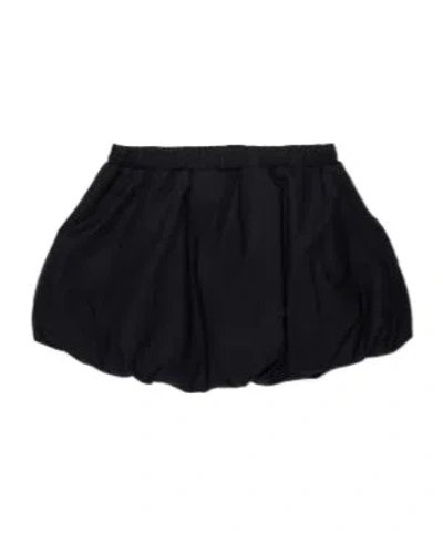 N°21 N21 Kids Flap-pocket Mini Skirt In Black