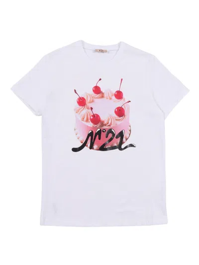 N°21 N21 Kids N21 T266 F Maglietta In Multi