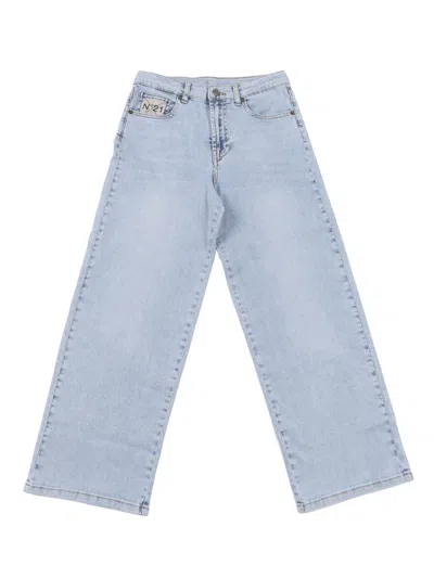 N°21 N21 Kids N21p287f Pantaloni In Blue