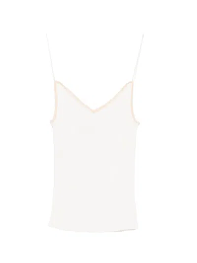 N°21 Knitted Camisole In White