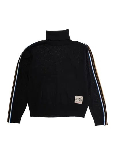 N°21 Kids' Knitwear In Black