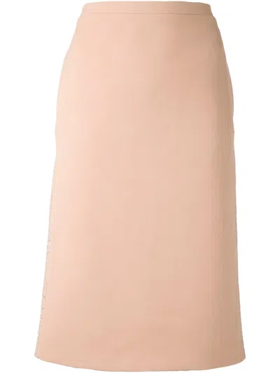 N°21 Lace Back Skirt In Pink