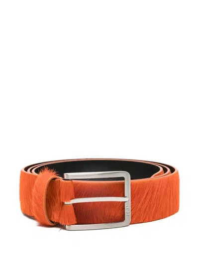 N°21 Leather Belt In Orange