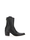 N°21 Leather Boot In Black