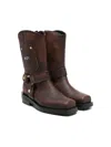 N°21 Leather Boots In Brown
