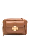 N°21 Leather Cross Body Bag In Brown