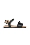 N°21 Bow-detailed Sandals In Black