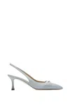 N°21 Leather Slingback Pumps In Multi