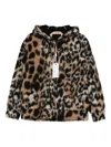 N°21 Leopard-print Hooded Jacket In Animal Print
