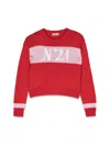 N°21 Logo Crew Neck Pullover In Red
