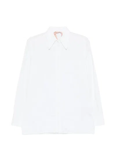 N°21 Logo-detail Shirt In White