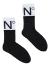 N°21 Logo-detail Socks In Black