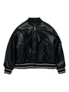 N°21 Logo-embossed Bomber Jacket In Black