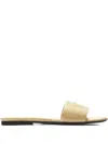 N°21 Logo-embossed Sandals In Neutral