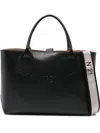 N°21 Logo-embossed Tote Bag In Blue