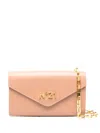 N°21 Logo-lettering Leather Shoulder Bag In Neutrals