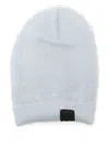 N°21 Logo-tag Mohair Beanie In Blue