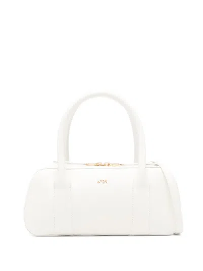 N°21 Kids' Logo Tote Bag In White