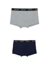 N°21 Boxer Set With Logo In Gray