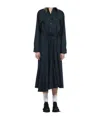 N°21 Long Dress With Drawstring Waist In Blue