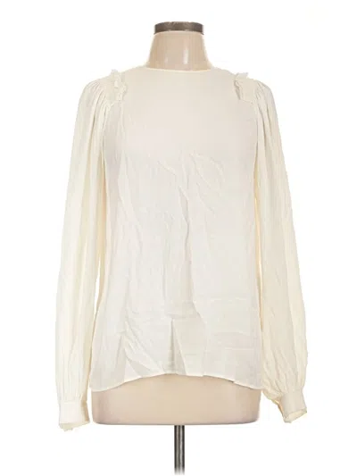 Pre-owned N°21 Long Sleeve Blouse In Ivory