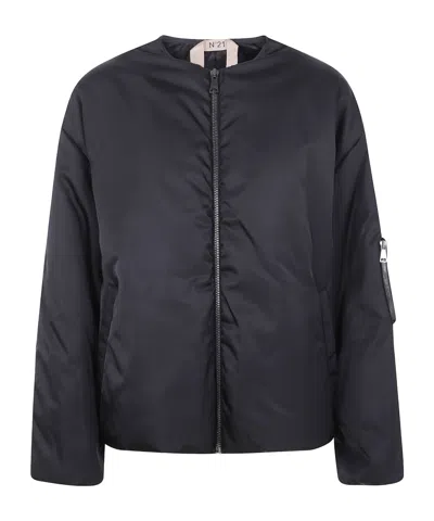 N°21 Long Sleeve Casual Jacket In Blue
