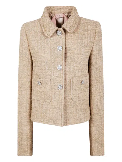 N°21 LONG-SLEEVED TWEED JACKET
