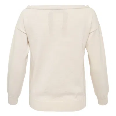 N°21 Maglia Cardigan In White