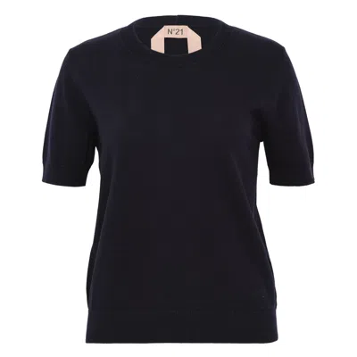 N°21 Maglia Girocollo In Blue