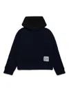N°21 Maglione Misto Lana Con Cappuccio A Contrasto
