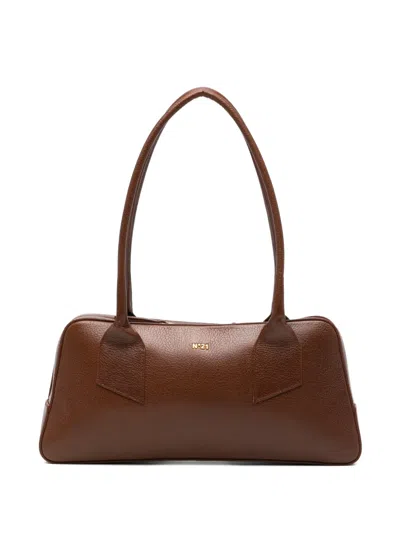 N°21 Malibu Grained Shoulder Bag In Brown