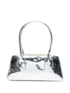 N°21 Rectangular Metallic Shoulder Bag With Top Handles