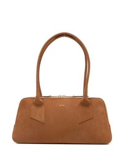 N°21 'MALIBU' MIDI SHOULDER BAG,25IBP0975NB01 M005 TAN
