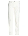 N°21 Man Jeans Off White Size 32 Cotton, Elastane