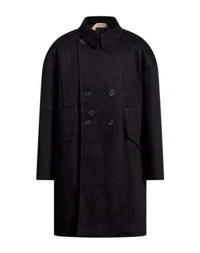 N°21 Man Puffer Black Size S Cotton, Elastane