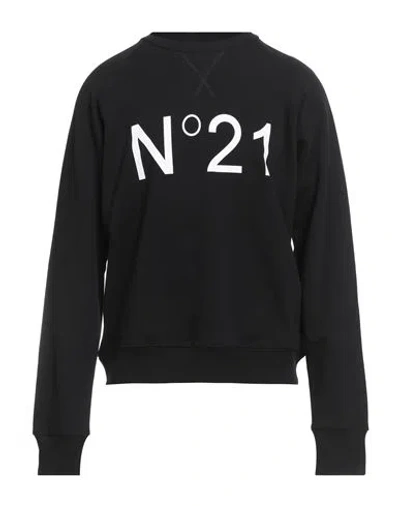 N°21 Man Sweatshirt Black Size L Cotton