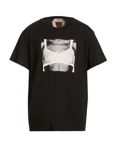 N°21 Man T-shirt Black Size Xl Cotton