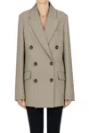 N°21 Micro Checked Print Blazer In Gray